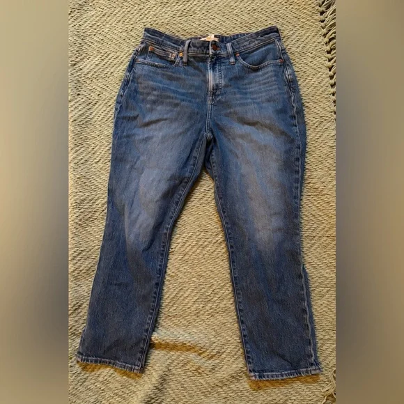MADEWELL CURVY PERFECT VINTAGE JEAN DECATUR BLUE WASH | SIZE 31 PETITE - Picture 3 of 8